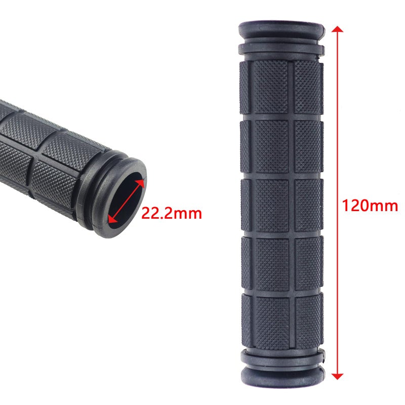 Kasteco 2 Pairs Bicycle Handle Bar Grips Mushroom Grips for BMX/MTB/Road Mountain Bikes, Black - Image 2